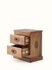 Indian Hand Carved Solid Wood Bedside Table 80 Indian Hand Carved Solid Wood Bedside Table 80
