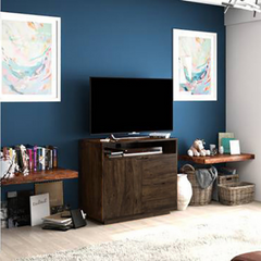 The Attic Hepburn Solid Wood Sideboard Walnut The Attic Hepburn Solid Wood Sideboard Walnut