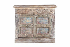 Antique 2 Rough Old Doors Sideboard In Scrap Wood Belgium Brocante Antique 2 Rough Old Doors Sideboard In Scrap Wood Belgium Brocante