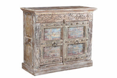 Antique 2 Rough Old Doors Sideboard In Scrap Wood Belgium Brocante Antique 2 Rough Old Doors Sideboard In Scrap Wood Belgium Brocante