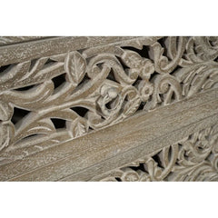 Indian Hand Carved  Solid Wood Bedside Table   24 Indian Hand Carved  Solid Wood Bedside Table   24