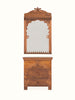 Hand Carved Solid Wood Dressing Table & Mirror Set 19 Hand Carved Solid Wood Dressing Table & Mirror Set 19