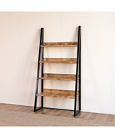 Live Edge Acacia Shelving Industrial Bookshelf Display Shelves