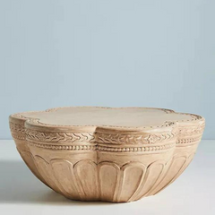 Heritage Heirlooms Solid Mango Wood Floral Hand Carved Coffee table Heritage Heirlooms Solid Mango Wood Floral Hand Carved Coffee table