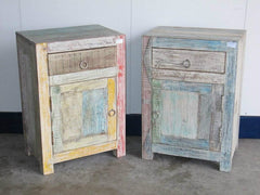 Rainbow Reclaimed Bedside Cabinet Rainbow Reclaimed Bedside Cabinet