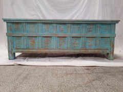 Handmade Indian Hand Carved Solid Hard Wood Old Door Blanket Box 140x52x50 cm Handmade Indian Hand Carved Solid Hard Wood Old Door Blanket Box 140x52x50 cm