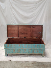 Handmade Indian Hand Carved Solid Hard Wood Old Door Blanket Box 140x52x50 cm Handmade Indian Hand Carved Solid Hard Wood Old Door Blanket Box 140x52x50 cm