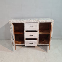 Nirvana Reclaimed Timber Wood Shutter Sideboard 150x50x100cm Nirvana Reclaimed Timber Wood Shutter Sideboard 150x50x100cm