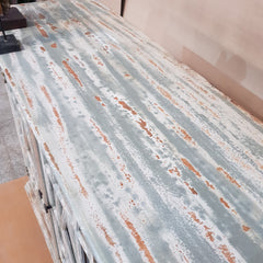 Carved Indian Furniture Handmade Solid Wood Sideboard Carved Doors Grey Carved Indian Furniture Handmade Solid Wood Sideboard Carved Doors Grey