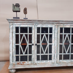 Carved Indian Furniture Handmade Solid Wood Sideboard Carved Doors Grey Carved Indian Furniture Handmade Solid Wood Sideboard Carved Doors Grey