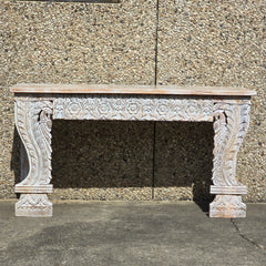 Handmade Indian Furniture Solid Hard Wood Carved Console Table Handmade Indian Furniture Solid Hard Wood Carved Console Table