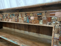 Liberty Reclaimed timber Boat Wood Bookshelf Book stand Display Book Shelf Liberty Reclaimed timber Boat Wood Bookshelf Book stand Display Book Shelf