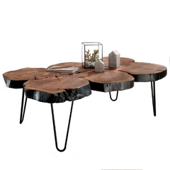 The Attic Live Edge Coffee Table Walnut The Attic Live Edge Coffee Table Walnut