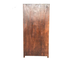 Liberty Indian Style Wooden Bookcase With 6 Shelves Natural Liberty Indian Style Wooden Bookcase With 6 Shelves Natural