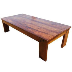 Avalon Solid Wood Large Rectangular Rustic Coffee Table Brown Avalon Solid Wood Large Rectangular Rustic Coffee Table Brown