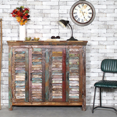 The Attic Alabama Wooden Sideboard Multicolor The Attic Alabama Wooden Sideboard Multicolor