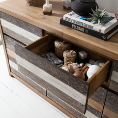 The Attic Jersey Solid Wood Sideboard Natural The Attic Jersey Solid Wood Sideboard Natural