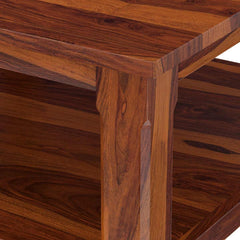 Indian Solid Wood Large Rustic Square Coffee Table Honey Brown Indian Solid Wood Large Rustic Square Coffee Table Honey Brown