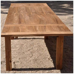 Boston Indian Contemporary Teak Wood Dining Extension Table Boston Indian Contemporary Teak Wood Dining Extension Table