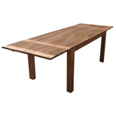 Boston Indian Contemporary Teak Wood Dining Extension Table Boston Indian Contemporary Teak Wood Dining Extension Table