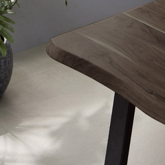 The Attic Live Edge Solid Wood Coffee Table Walnut The Attic Live Edge Solid Wood Coffee Table Walnut