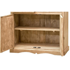 The Attic Jodhpur Solid Wood Sideboard Natural The Attic Jodhpur Solid Wood Sideboard Natural