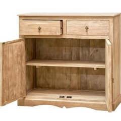 The Attic Jodhpur Solid Wood Sideboard Natural The Attic Jodhpur Solid Wood Sideboard Natural