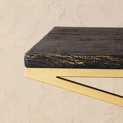 The Attic Magnus Elegant Marble and Iron Design Coffee Table Black and Gold The Attic Magnus Elegant Marble and Iron Design Coffee Table Black and Gold