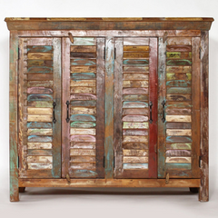 The Attic Alabama Wooden Sideboard Multicolor The Attic Alabama Wooden Sideboard Multicolor