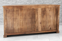 Indian Hand Carved Solid Wooden 4 Door & 4 Drawers Sideboard White 03 Indian Hand Carved Solid Wooden 4 Door & 4 Drawers Sideboard White 03