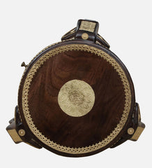 Shanti Surprise Solid Wood End Table In Walnut Finish With Drawer Shanti Surprise Solid Wood End Table In Walnut Finish With Drawer