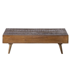 The Attic Mans Wooden Coffee Table Honey The Attic Mans Wooden Coffee Table Honey