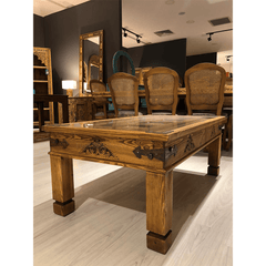 Mughal Hand Painted Solid Wood Coffee Table C26 Mughal Hand Painted Solid Wood Coffee Table C26