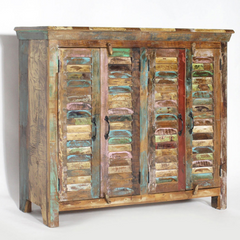 The Attic Alabama Wooden Sideboard Multicolor The Attic Alabama Wooden Sideboard Multicolor