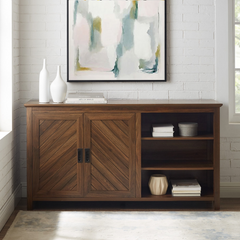 The Attic Loopa Solid Wood Sideboard Walnut The Attic Loopa Solid Wood Sideboard Walnut