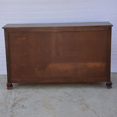 Dynasty Carved Jali Door Solid Wood Sideboard Brown Dynasty Carved Jali Door Solid Wood Sideboard Brown