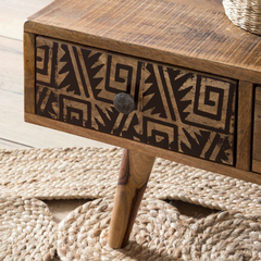 The Attic Mans Wooden Coffee Table Honey The Attic Mans Wooden Coffee Table Honey