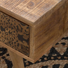 The Attic Mans Wooden Coffee Table Honey The Attic Mans Wooden Coffee Table Honey