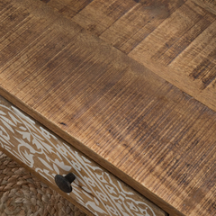 The Attic Mans Wooden Coffee Table Honey The Attic Mans Wooden Coffee Table Honey