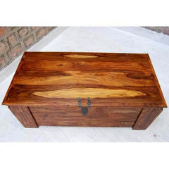 Avalon Wooden Storage Trunk Chest Box Coffee Table Honey Brown Avalon Wooden Storage Trunk Chest Box Coffee Table Honey Brown