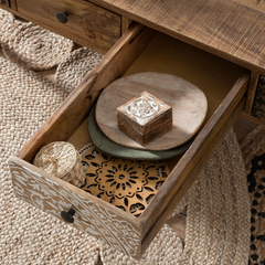 The Attic Mans Wooden Coffee Table Honey The Attic Mans Wooden Coffee Table Honey