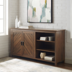The Attic Loopa Solid Wood Sideboard Walnut The Attic Loopa Solid Wood Sideboard Walnut