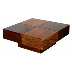 The Attic Mayfield Wooden Coffee Table Walnut and Honey The Attic Mayfield Wooden Coffee Table Walnut and Honey