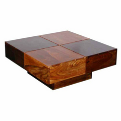 The Attic Mayfield Wooden Coffee Table Walnut and Honey The Attic Mayfield Wooden Coffee Table Walnut and Honey