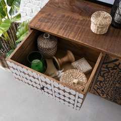 The Attic Mans Solid Wood Sideboard Honey The Attic Mans Solid Wood Sideboard Honey