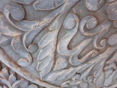 Dynasty French Hand Carved Doors Buffet Large Sideboard Grey Rustic 195x45x110cm Dynasty French Hand Carved Doors Buffet Large Sideboard Grey Rustic 195x45x110cm