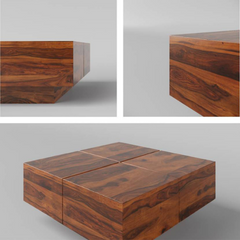 The Attic Meadow Wooden Coffee Table Teak The Attic Meadow Wooden Coffee Table Teak