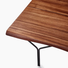 The Attic Metz Wood and Metal Coffee Table Honey The Attic Metz Wood and Metal Coffee Table Honey