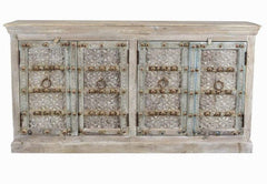 Antique Vintage Doors Sideboard Solid Wood And Metal Indian Brocante Antique Vintage Doors Sideboard Solid Wood And Metal Indian Brocante