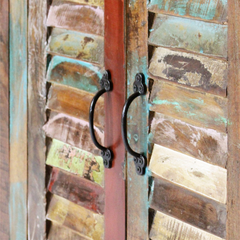 The Attic Alabama Wooden Sideboard Multicolor The Attic Alabama Wooden Sideboard Multicolor